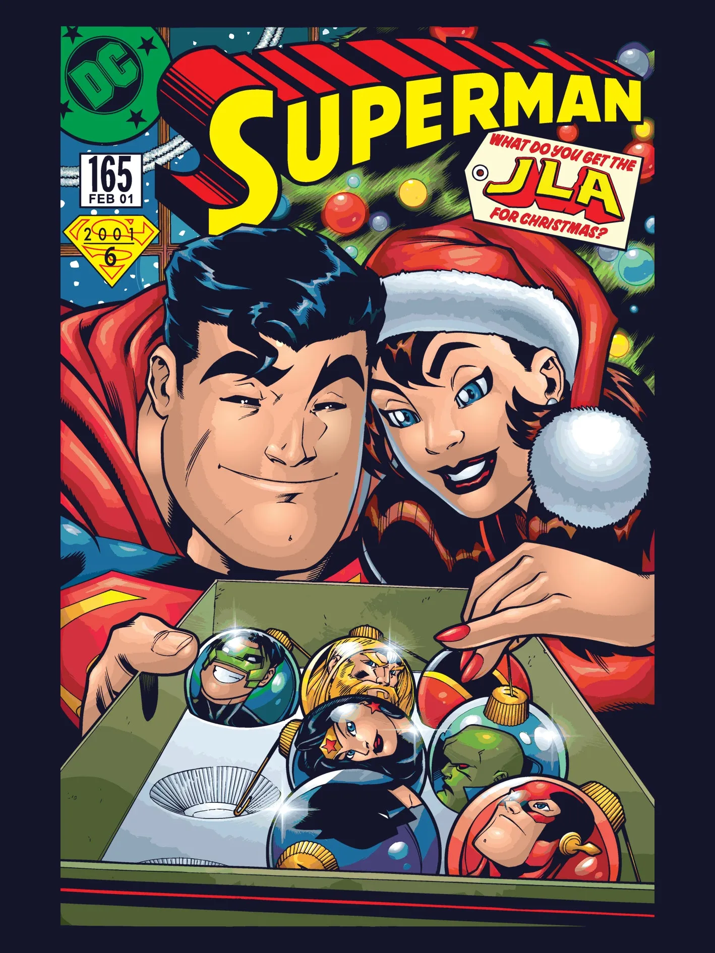 DC Comics Superman Cover 165 Xmas Lois Lane Men's T-Shirt