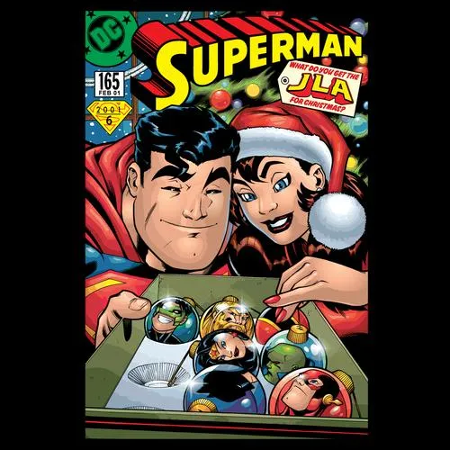 DC Comics Superman Cover 165 Xmas Lois Lane Men's T-Shirt