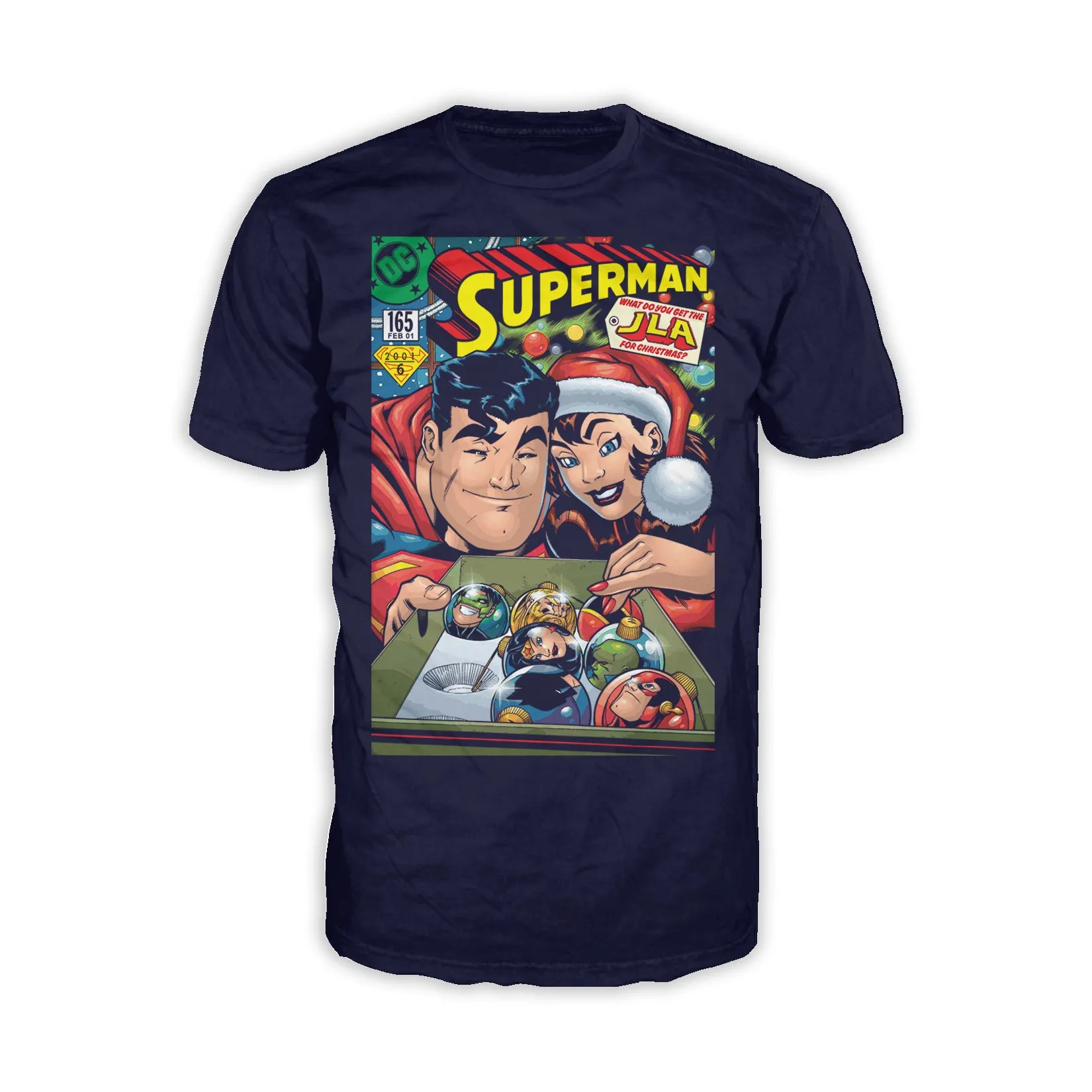 DC Comics Superman Cover 165 Xmas Lois Lane Men's T-Shirt
