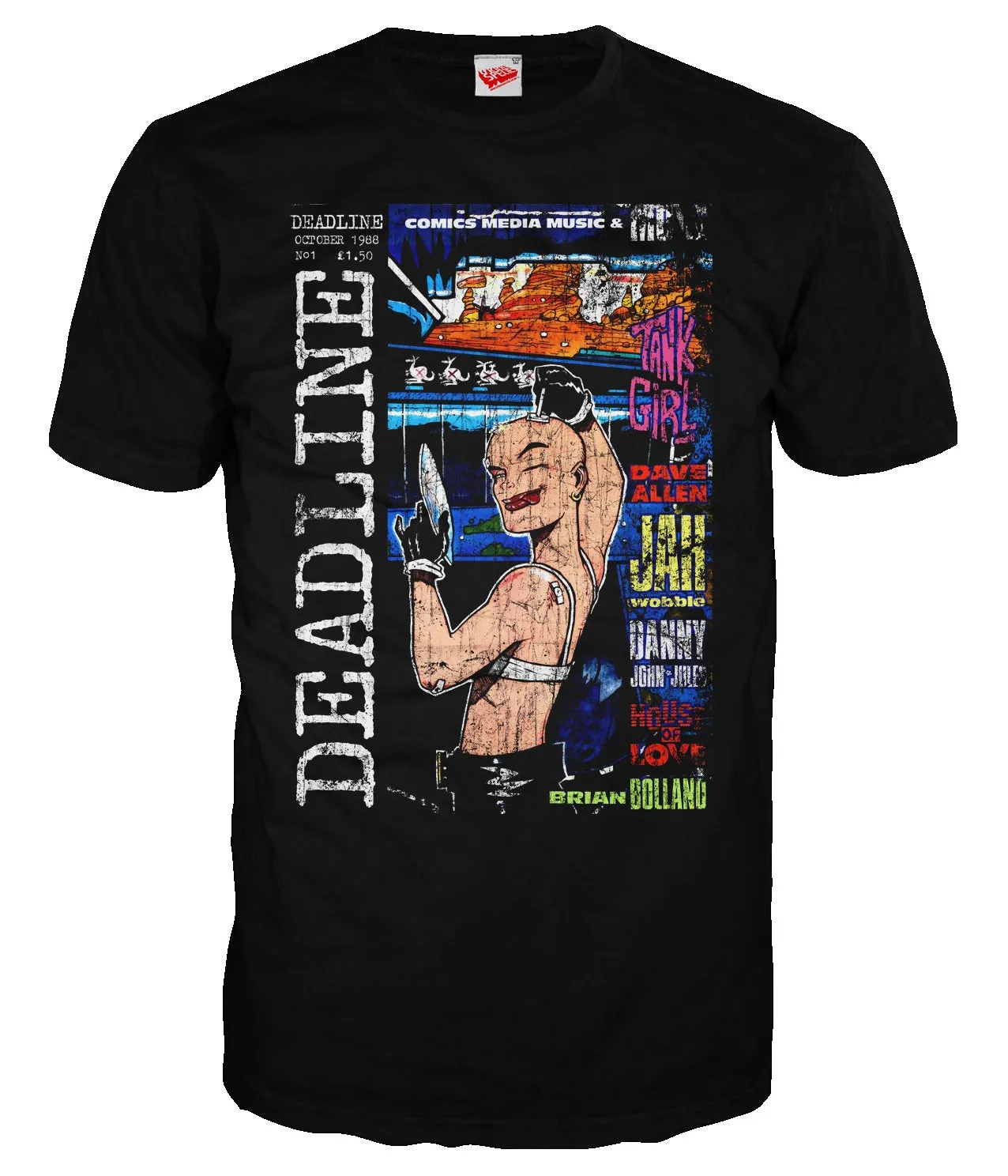 Deadline 1 Tank Official Men's T-shirt (Black)