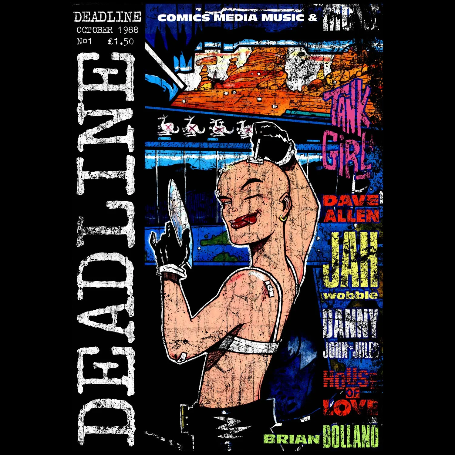 Deadline 1 Tank Official Men's T-shirt (Black)