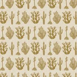 Desert in Twinkle Metallic Canvas -- All Through the Land by Amelie Mancini  for Cotton   Steel