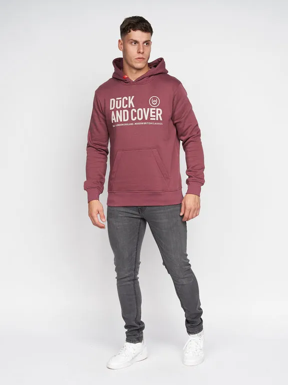 Duck & Cover Hillman Hoodie Wine