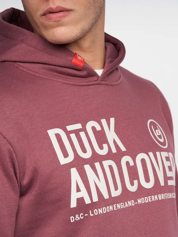 Duck & Cover Hillman Hoodie Wine