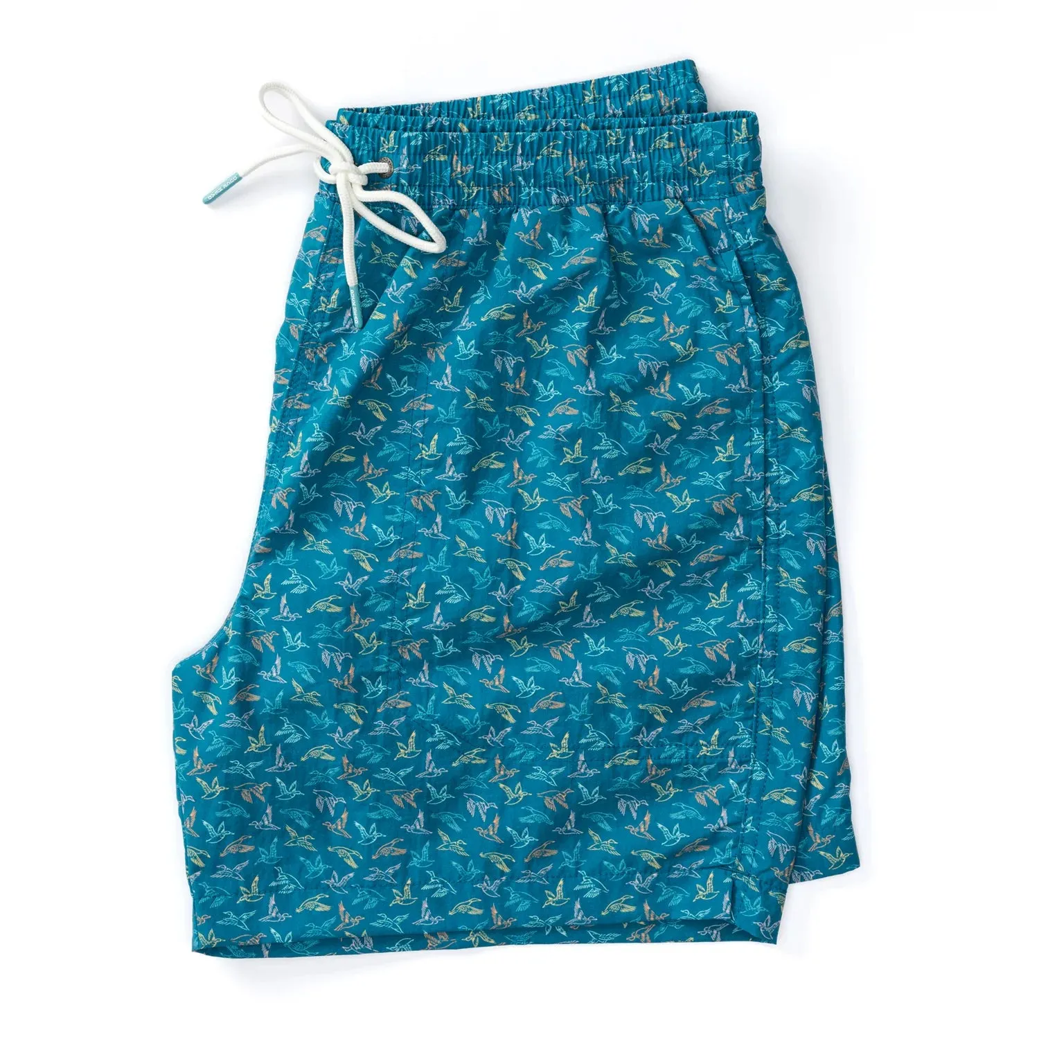 Duck Head 6 In. Print Sailport Swim