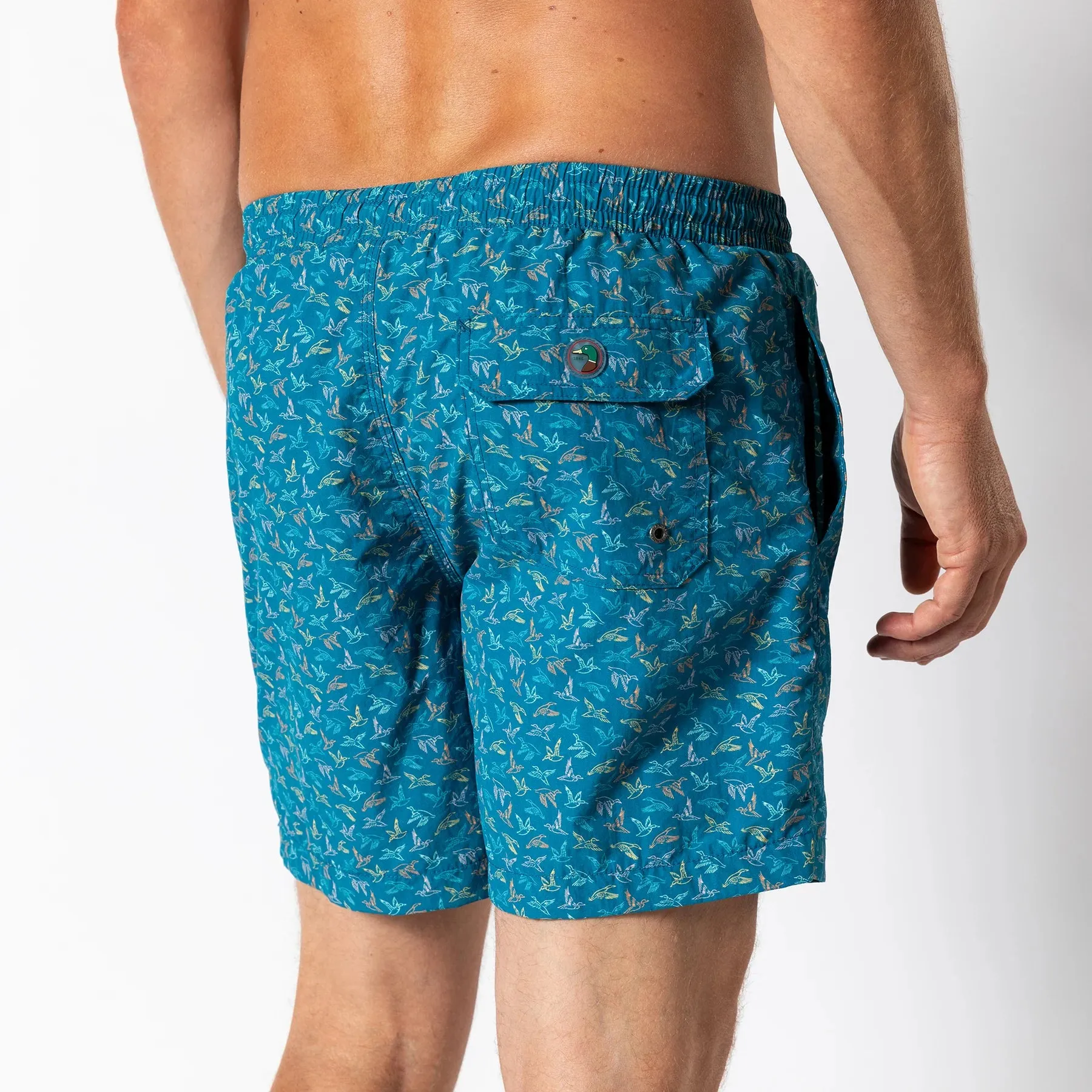 Duck Head 6 In. Print Sailport Swim