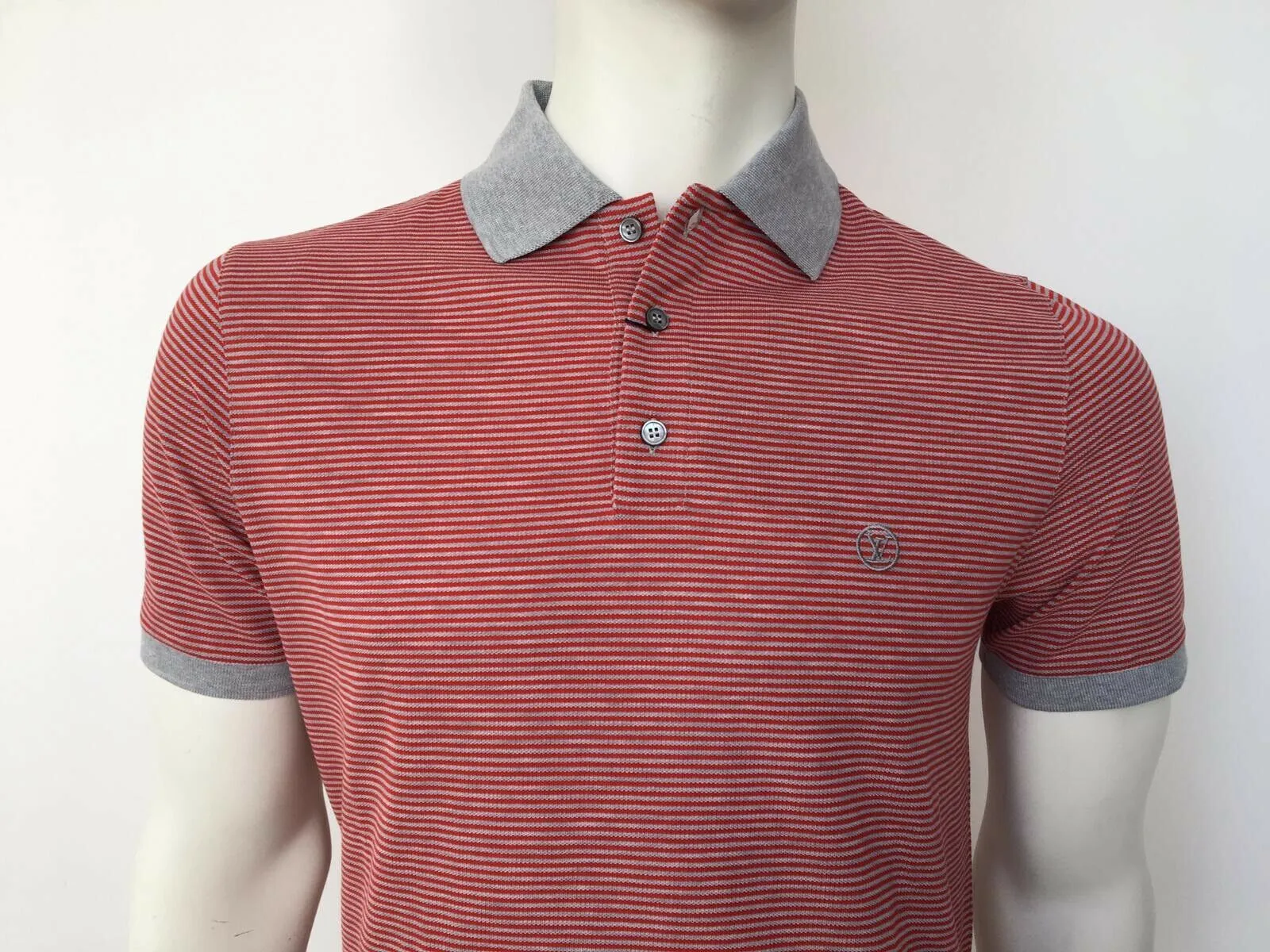 Fil a Fil Striped Polo