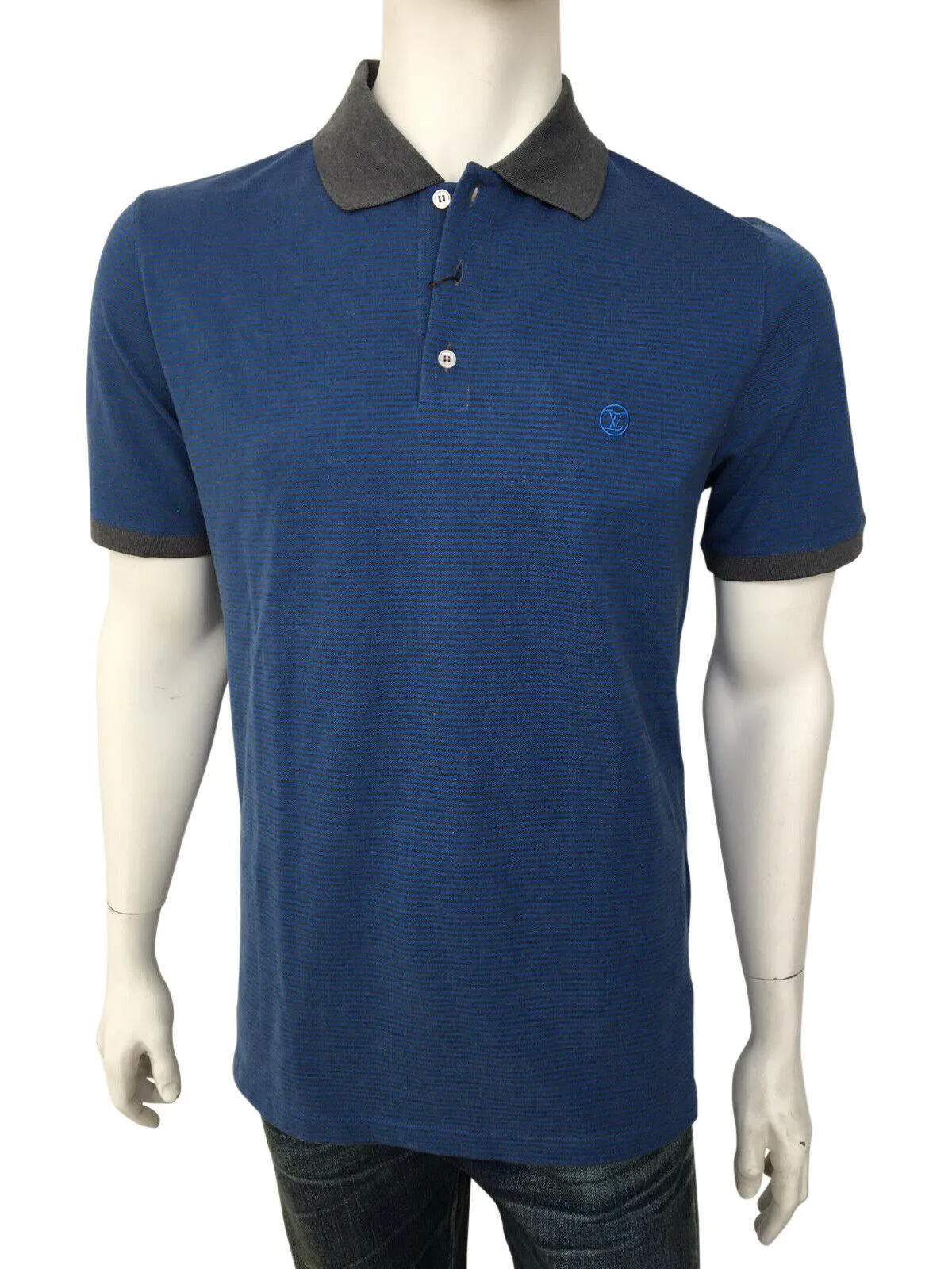 Fil a Fil Striped Polo