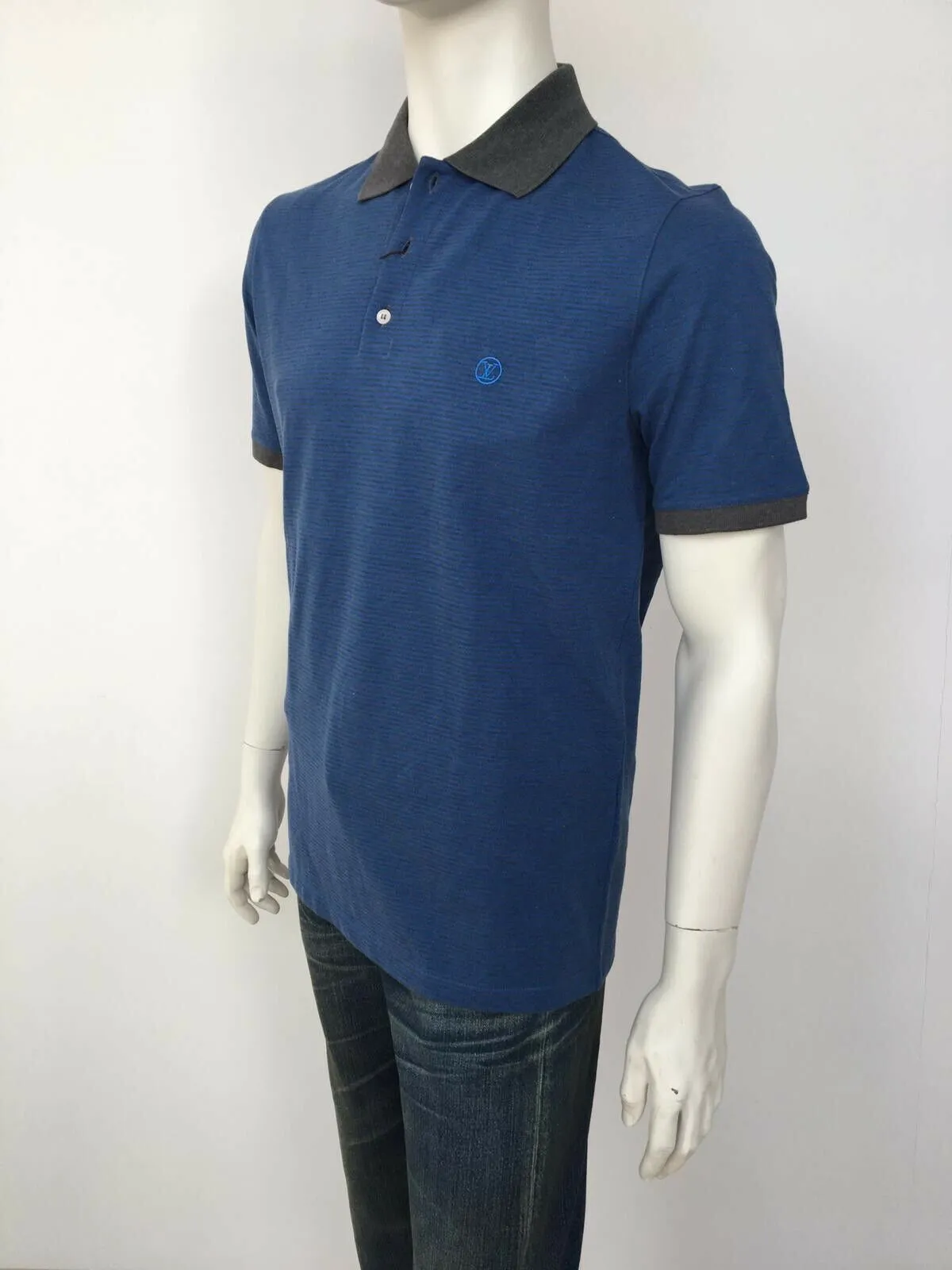 Fil a Fil Striped Polo