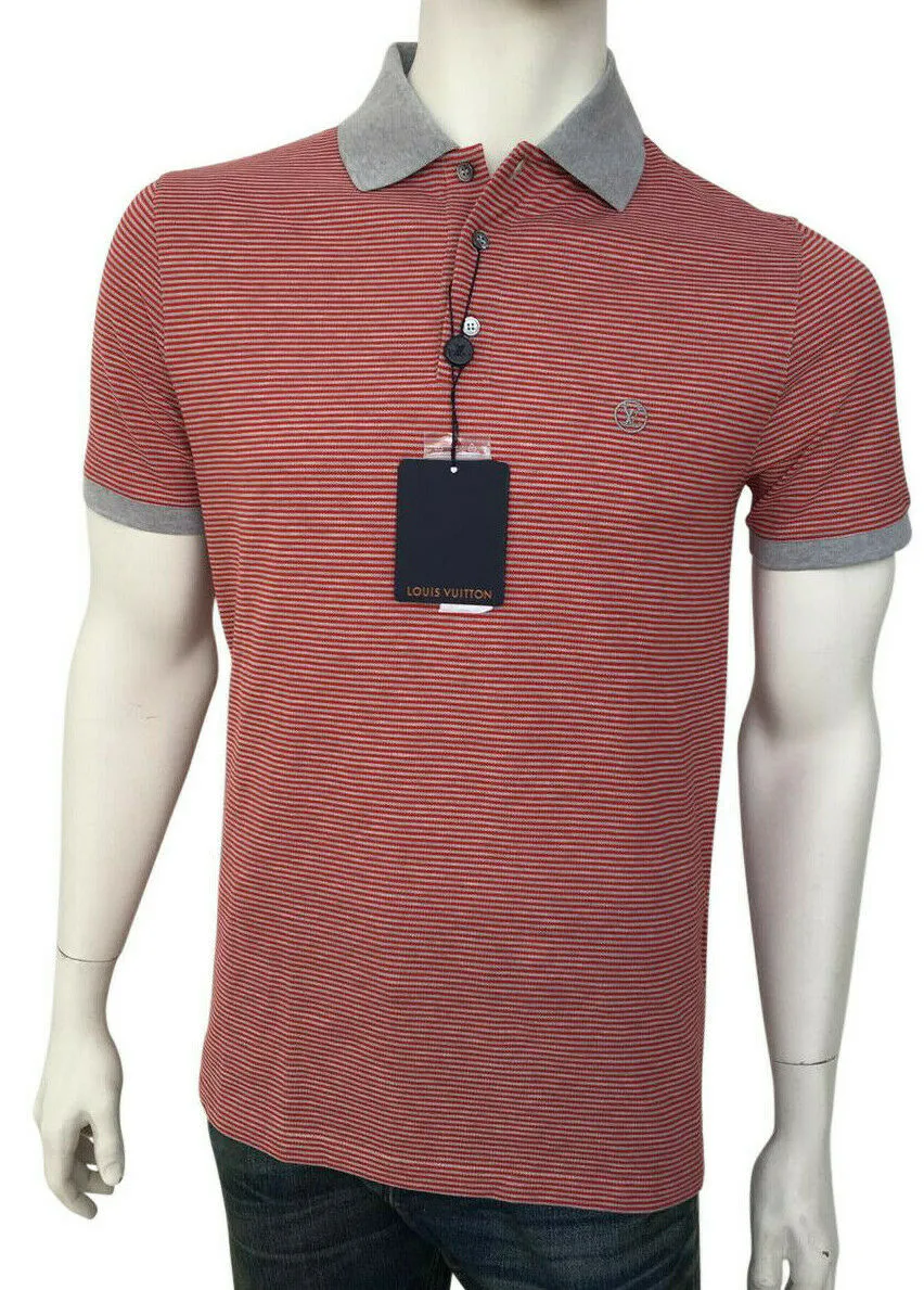 Fil a Fil Striped Polo