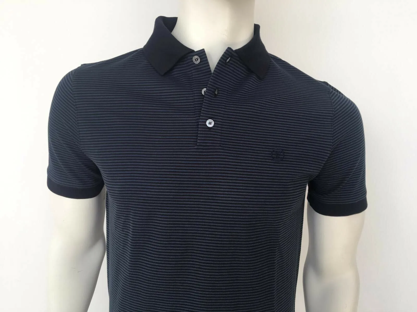 Fil a Fil Striped Polo