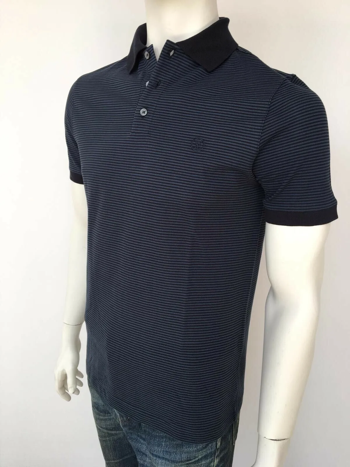 Fil a Fil Striped Polo