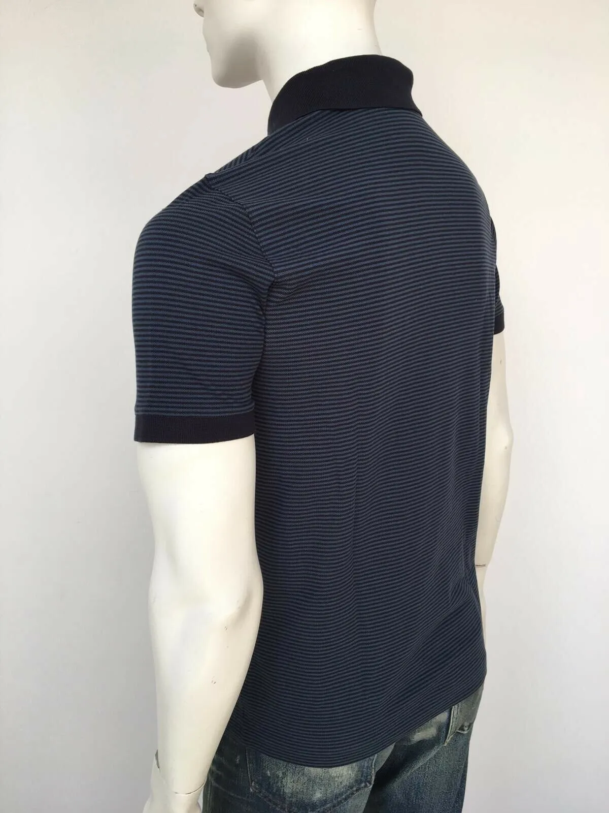 Fil a Fil Striped Polo