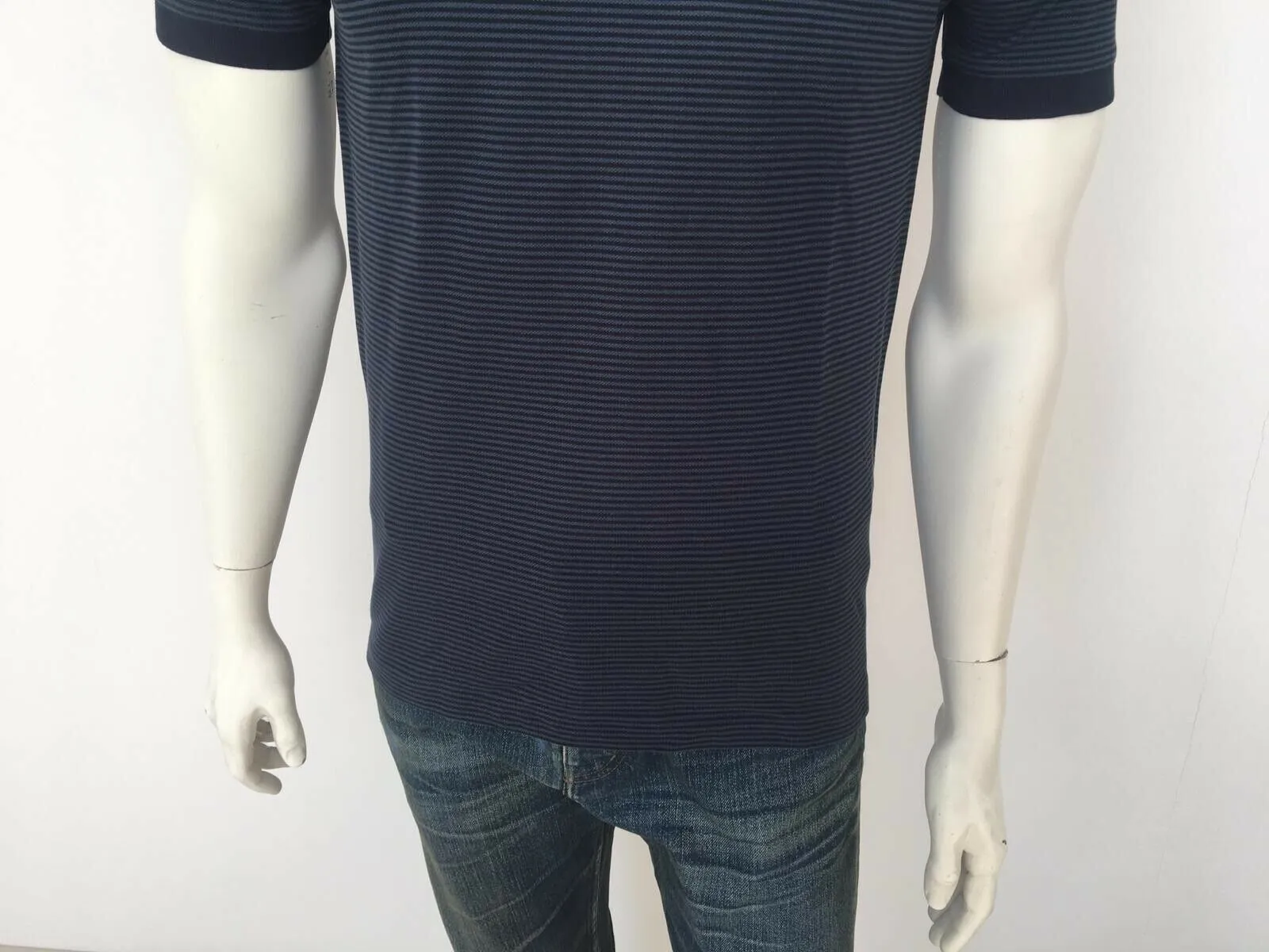 Fil a Fil Striped Polo