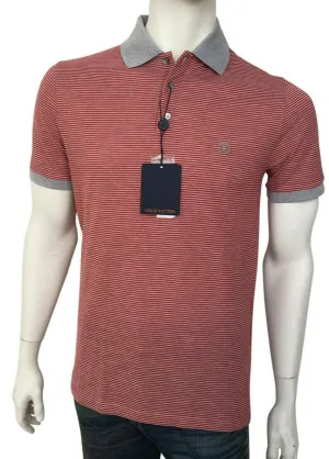 Fil a Fil Striped Polo