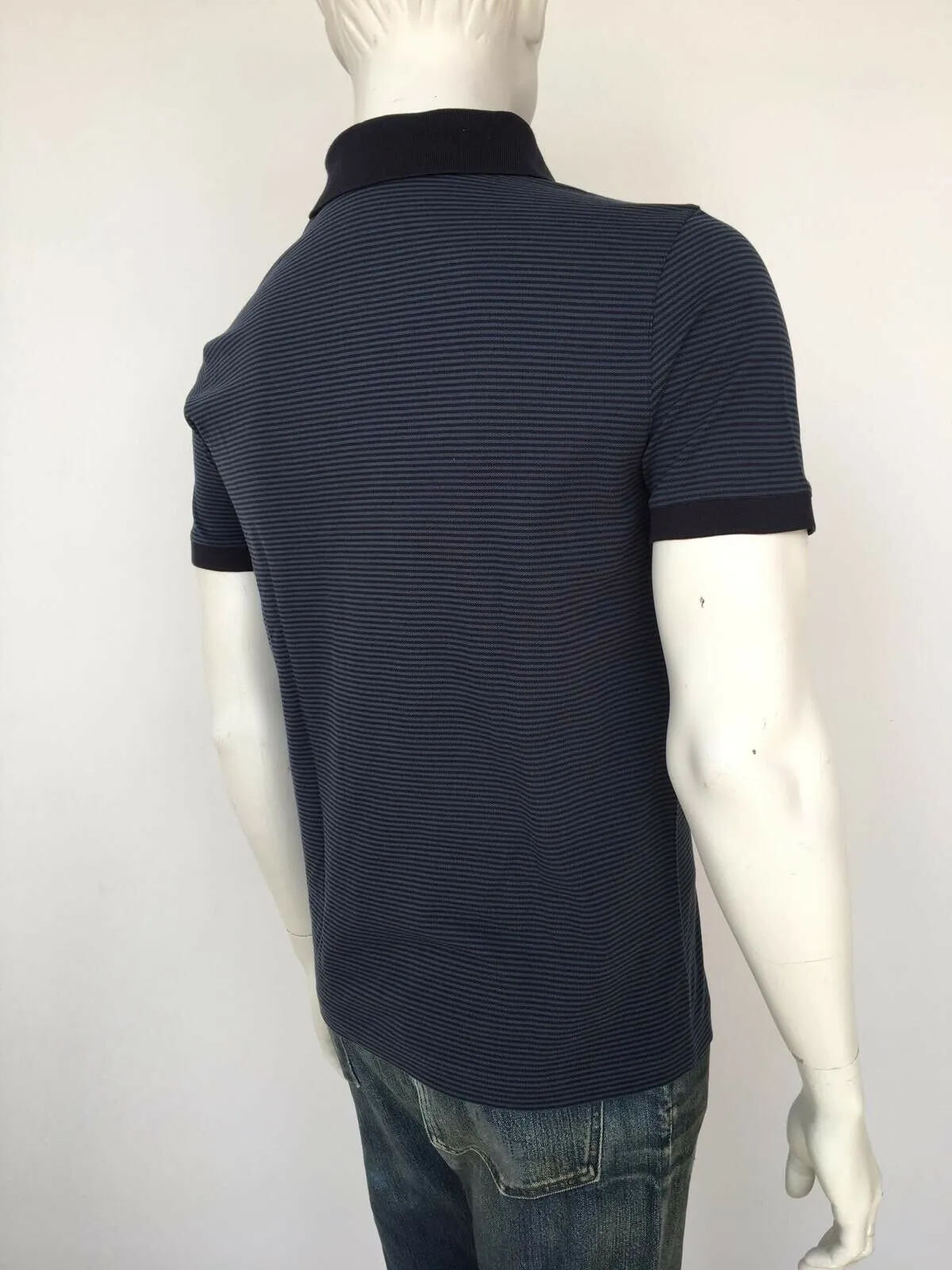 Fil a Fil Striped Polo