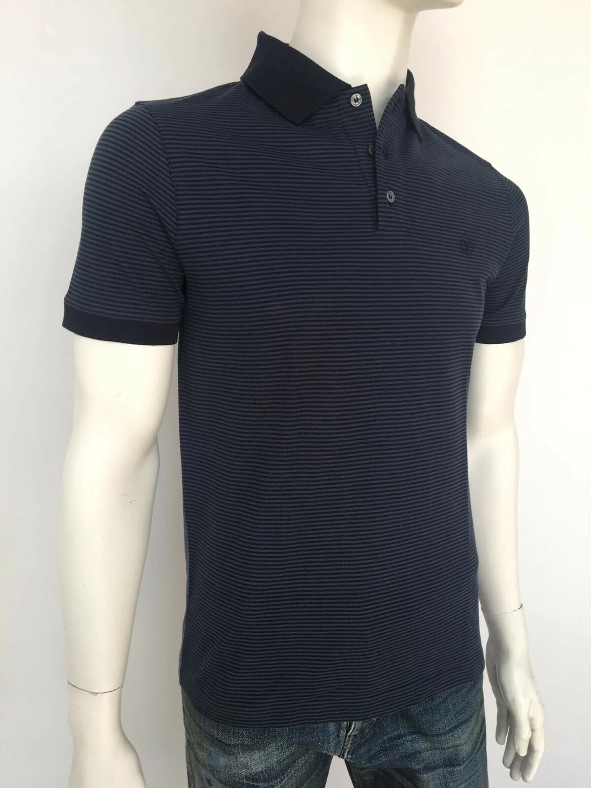 Fil a Fil Striped Polo