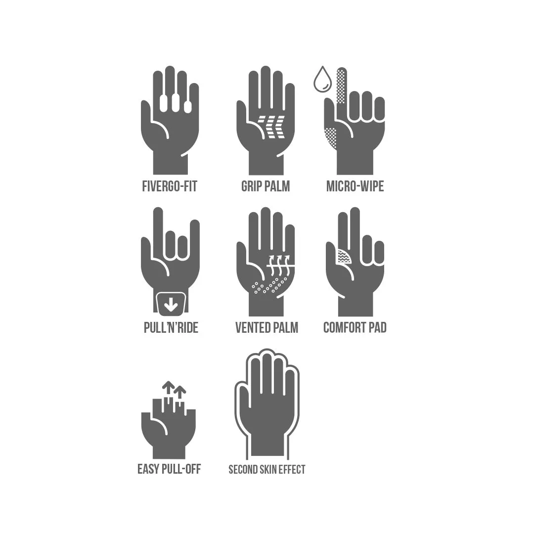 FIVE RC PRO Shorty Gloves.
