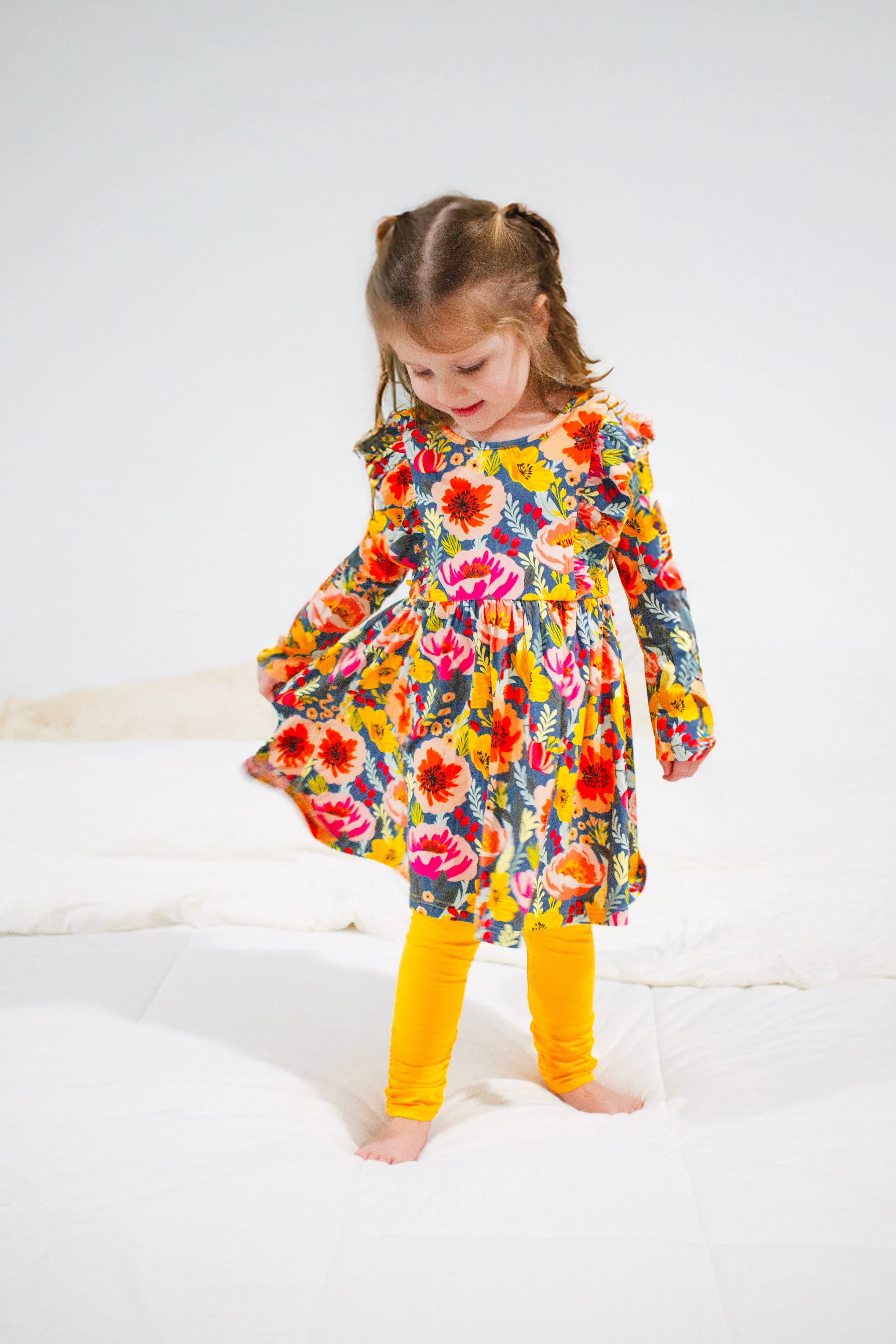 Flower Frenzy | Dress with Pants Set