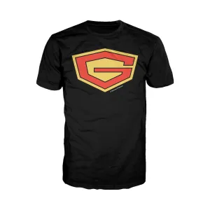 Gatchaman Logo Official Men's T-shirt (Black)