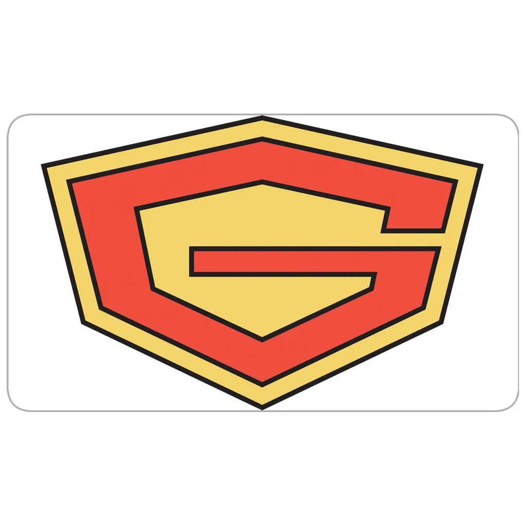Gatchaman Logo Official Men's T-shirt (White)