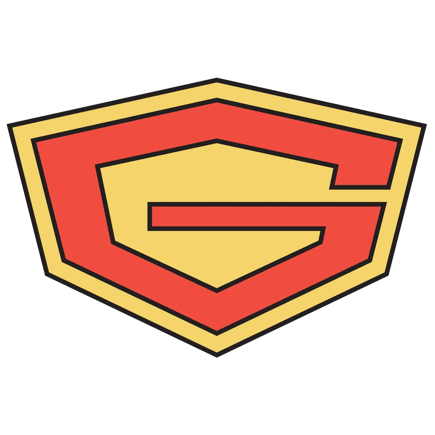 Gatchaman Logo Official Men's T-shirt (White)