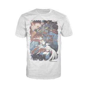 Gatchaman Planet Poster Distressed Official Men's T-shirt (White)