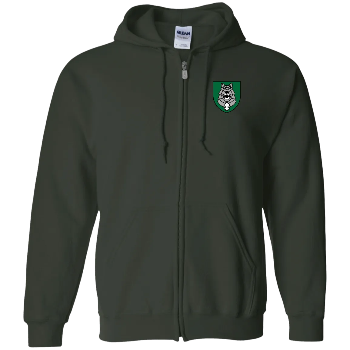 Gelezinis Vilkas - Men/Women Unisex Comfort Full-Zip Hoodie