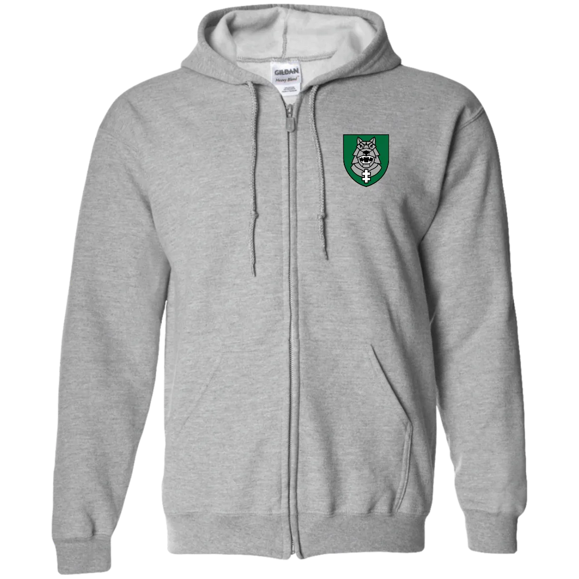 Gelezinis Vilkas - Men/Women Unisex Comfort Full-Zip Hoodie