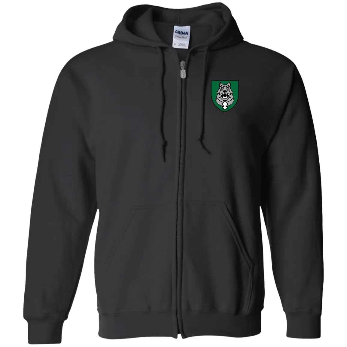 Gelezinis Vilkas - Men/Women Unisex Comfort Full-Zip Hoodie