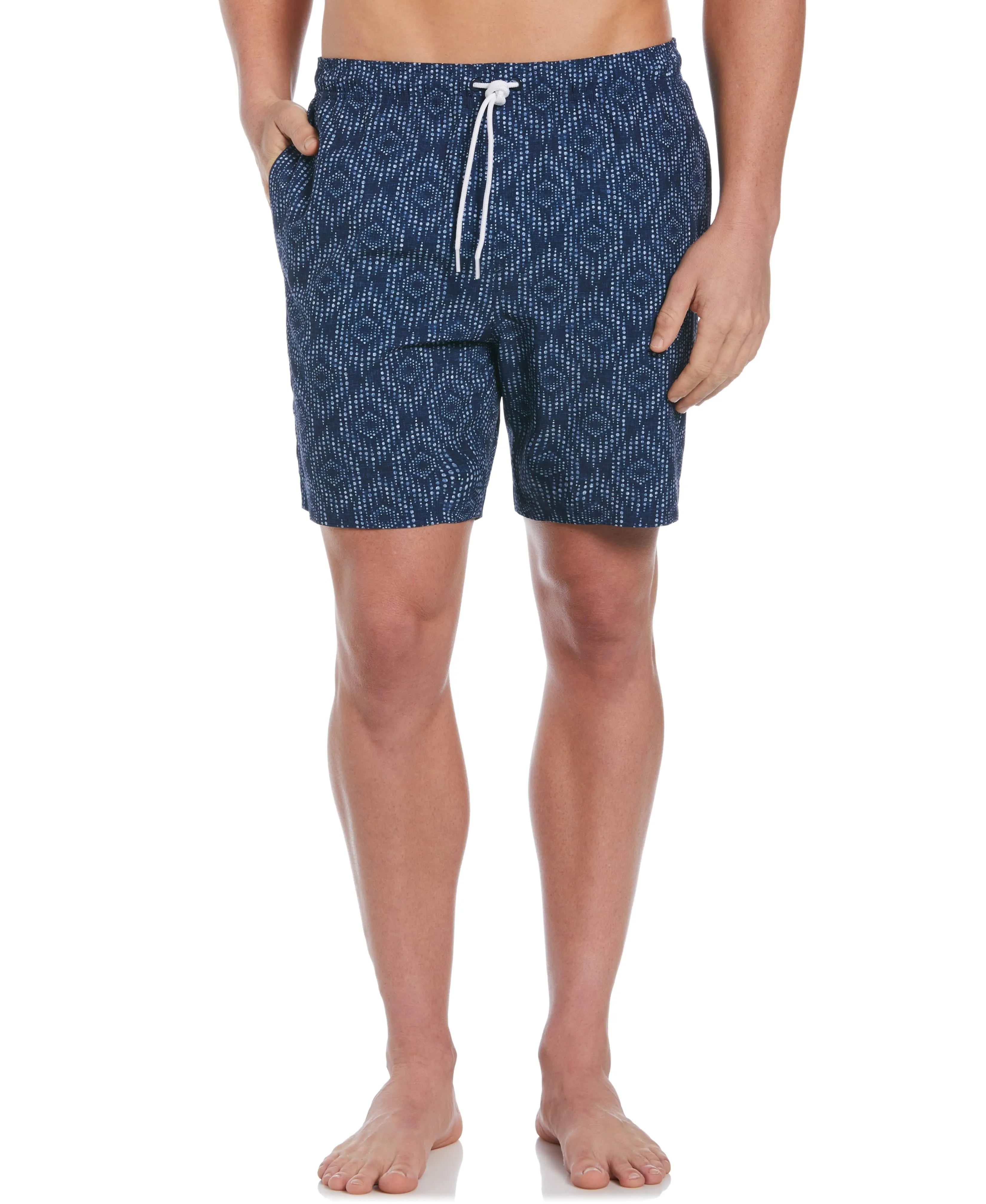 Geo Print Swim Trunks
