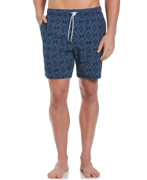 Geo Print Swim Trunks