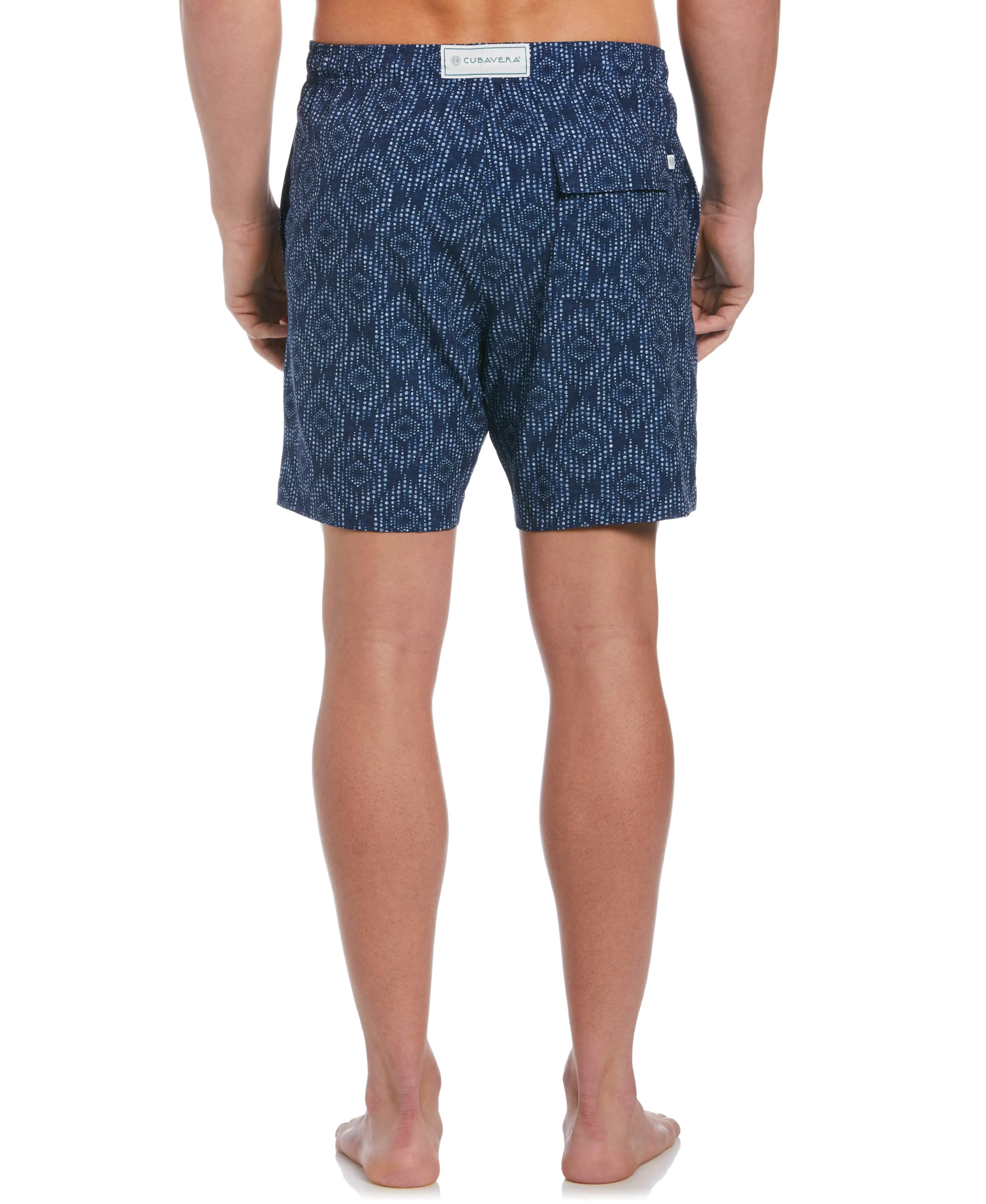 Geo Print Swim Trunks