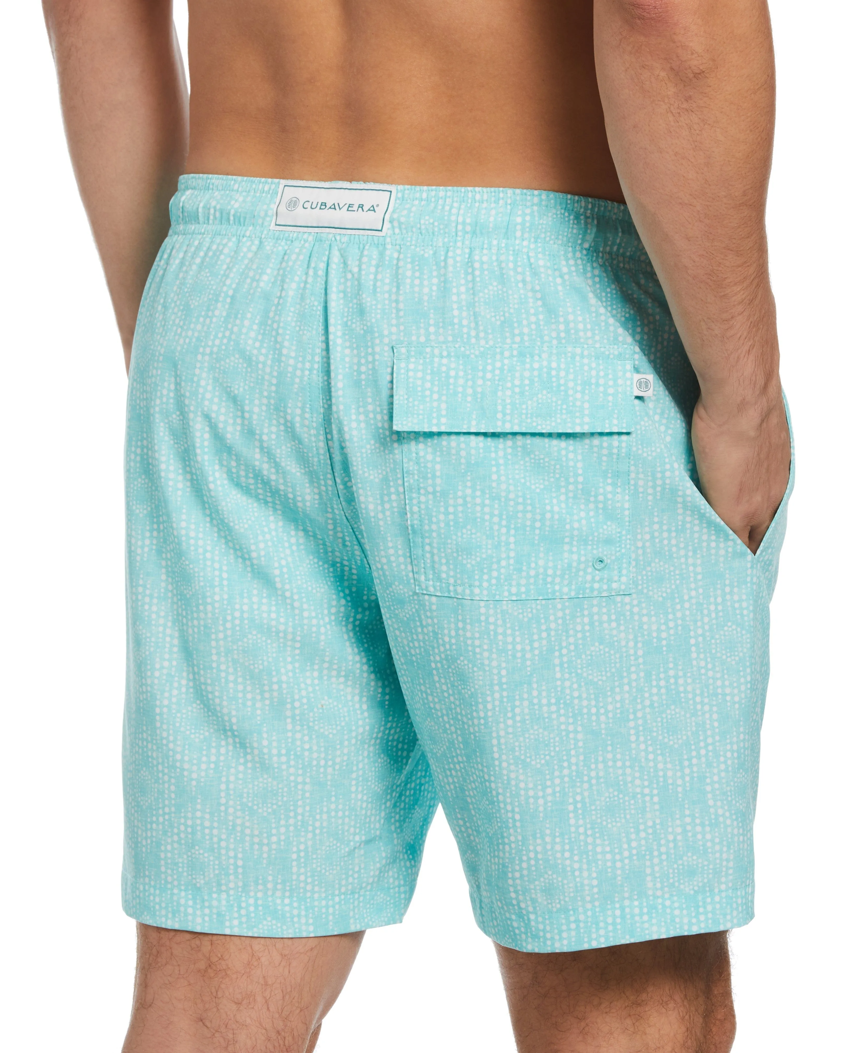 Geo Print Swim Trunks