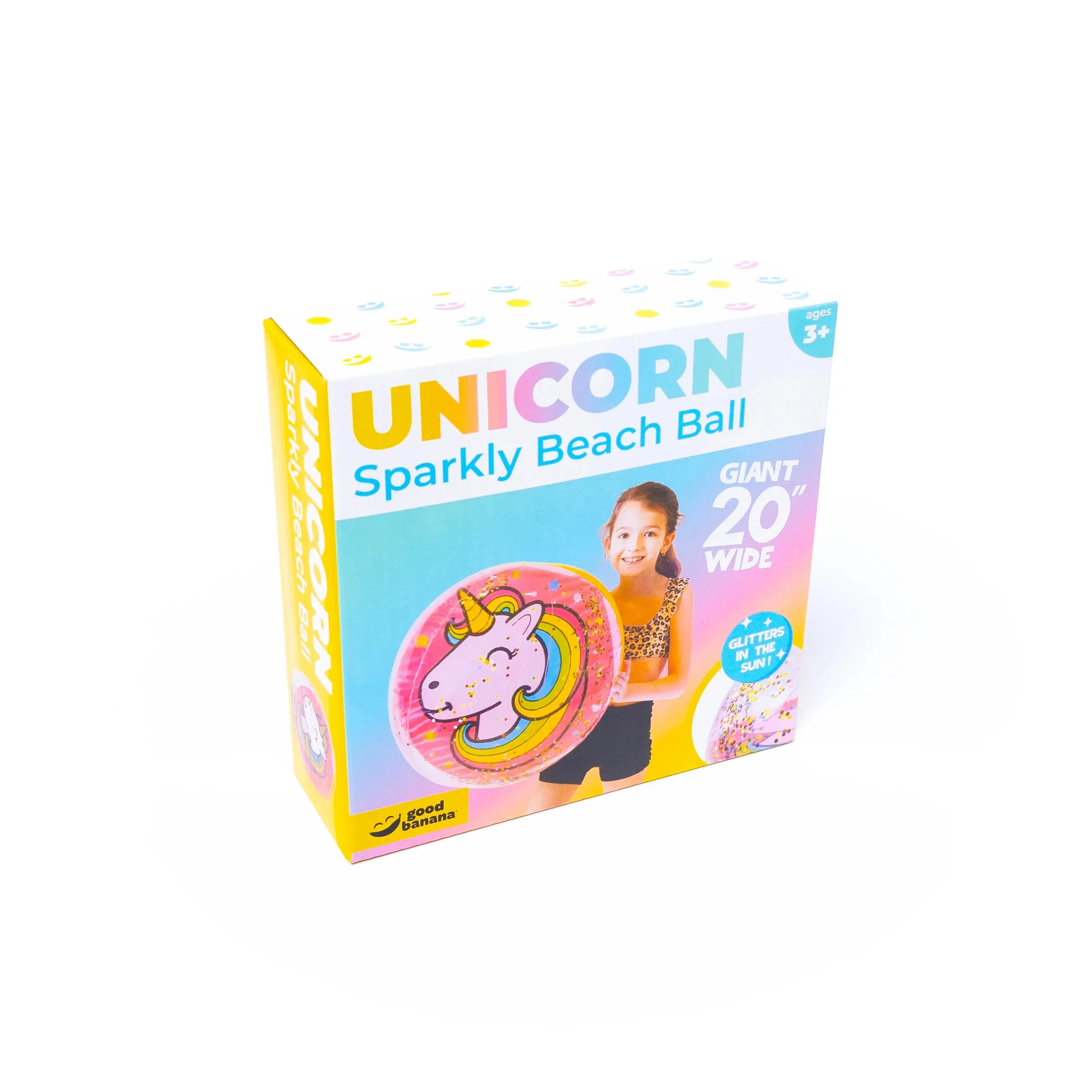 Giant Sparkly Beach Ball - Unicorn