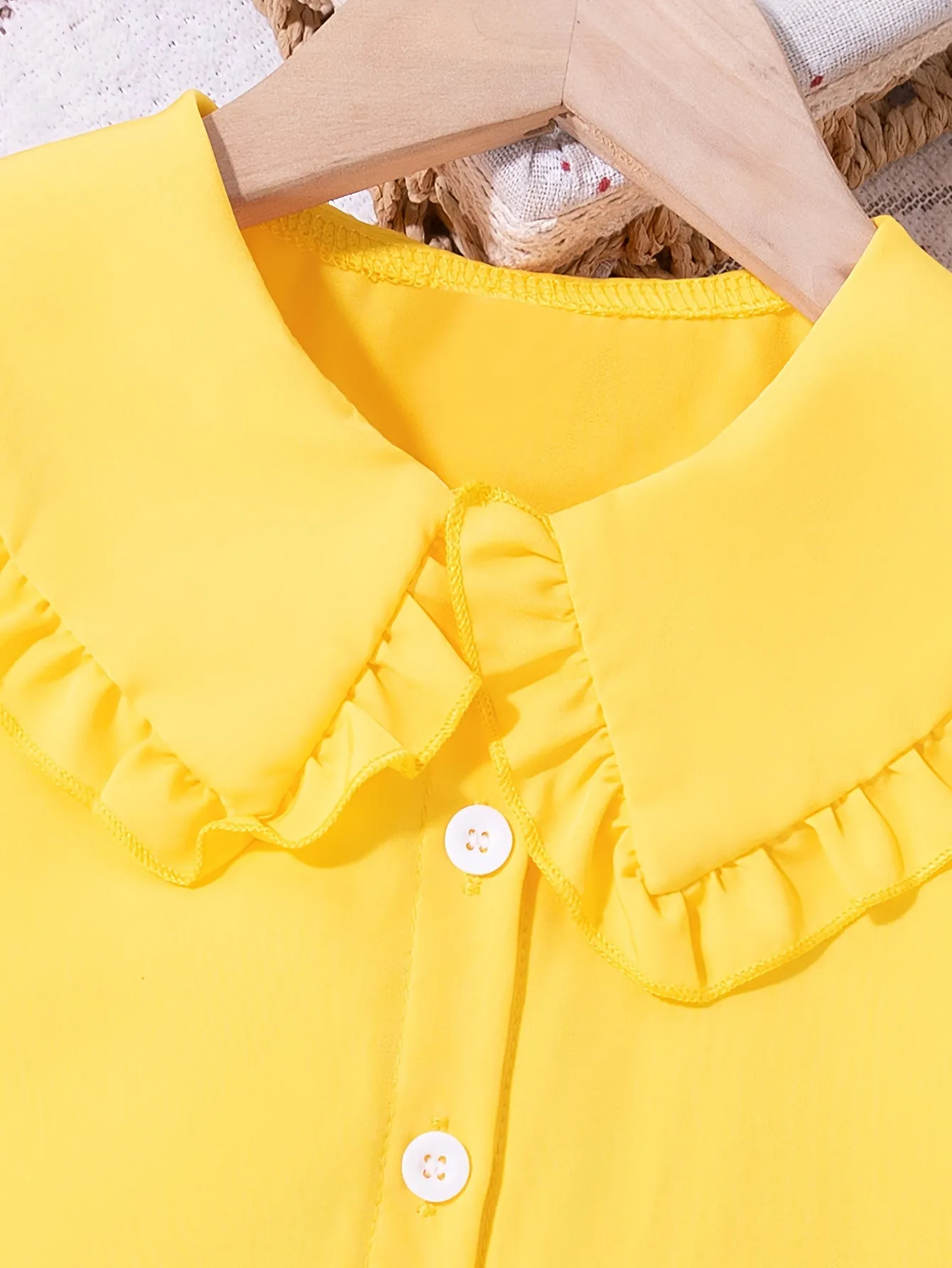 Girls Sweet Sailor Collar Sleeveless Shirt Button Up Solid Cute Summer Shirt Tops Girls Clothing