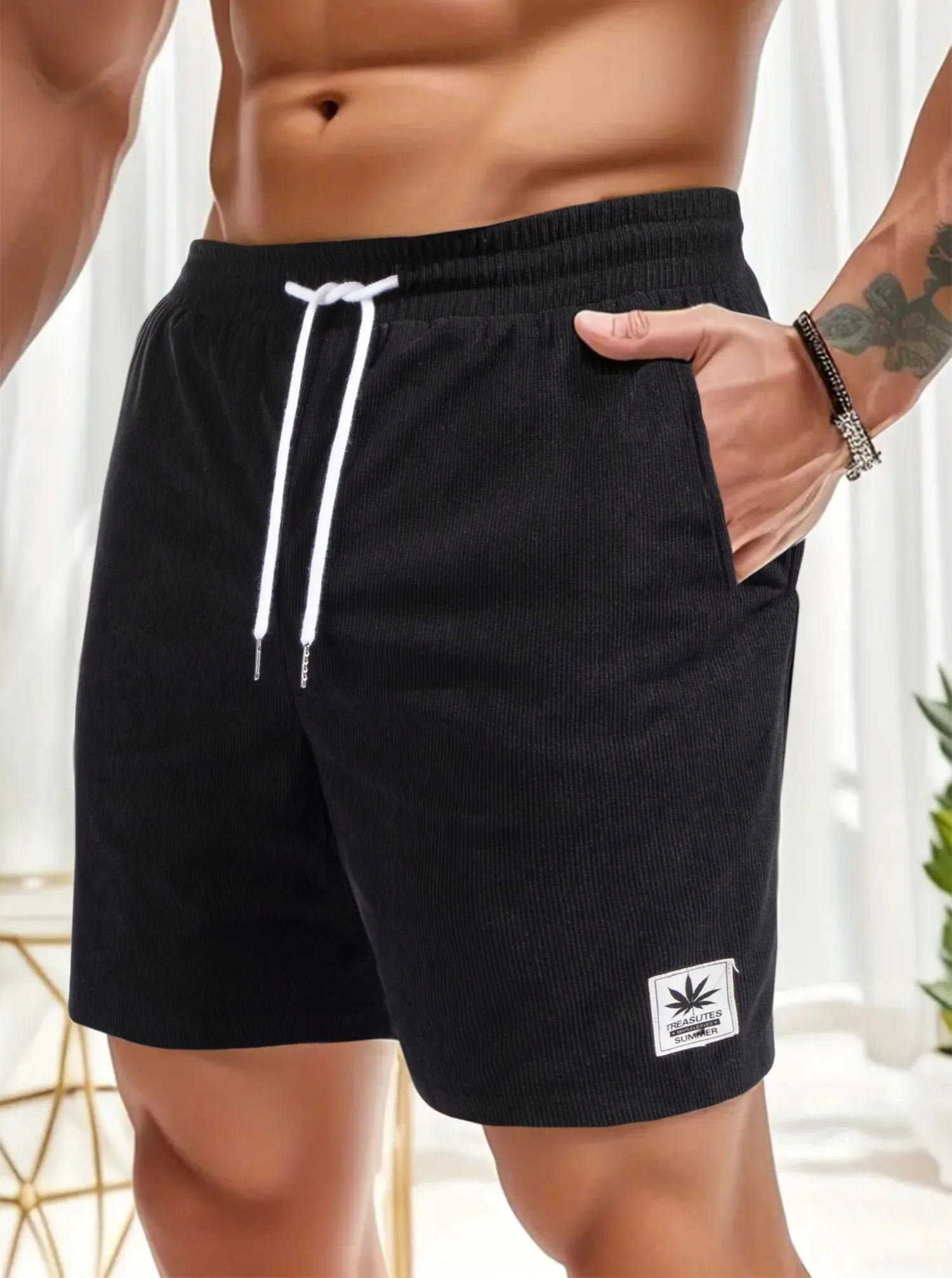 Gorgonio® | Corduroy Drawstring Shorts