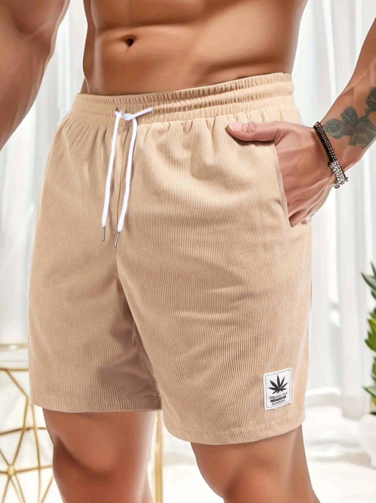 Gorgonio® | Corduroy Drawstring Shorts