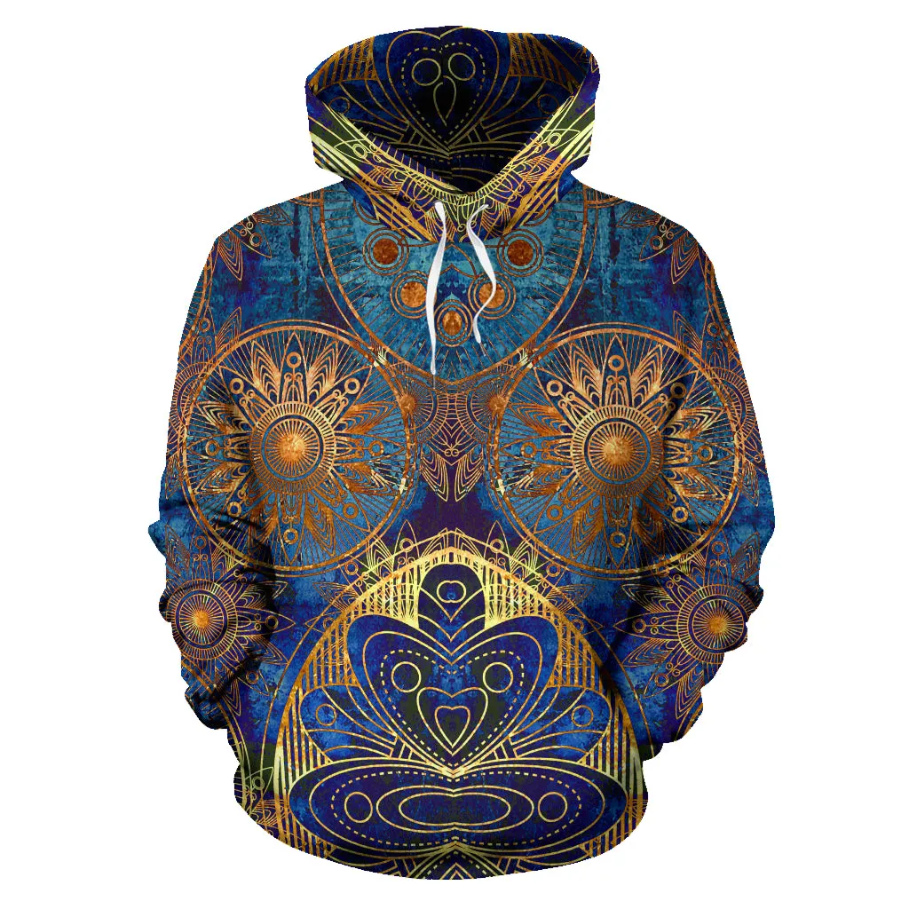 HandCrafted Fractal Mandala Hoodie