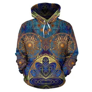 HandCrafted Fractal Mandala Hoodie