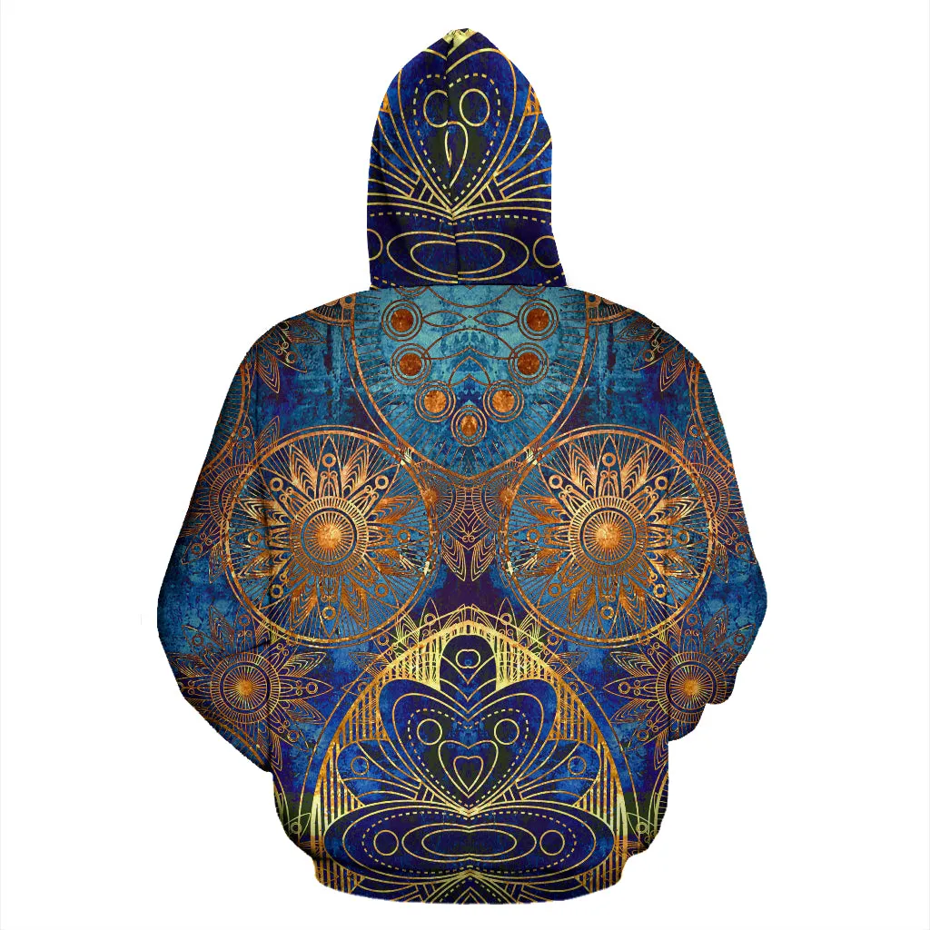 HandCrafted Fractal Mandala Hoodie