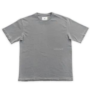 Haven Surf - Base Heavy Weight  OS Tee w/ embroidery - Old Grey