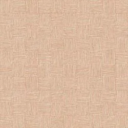 Haystack in Peach Canvas -- Along the Fields - Loes Van Oosten  for Cotton   Steel