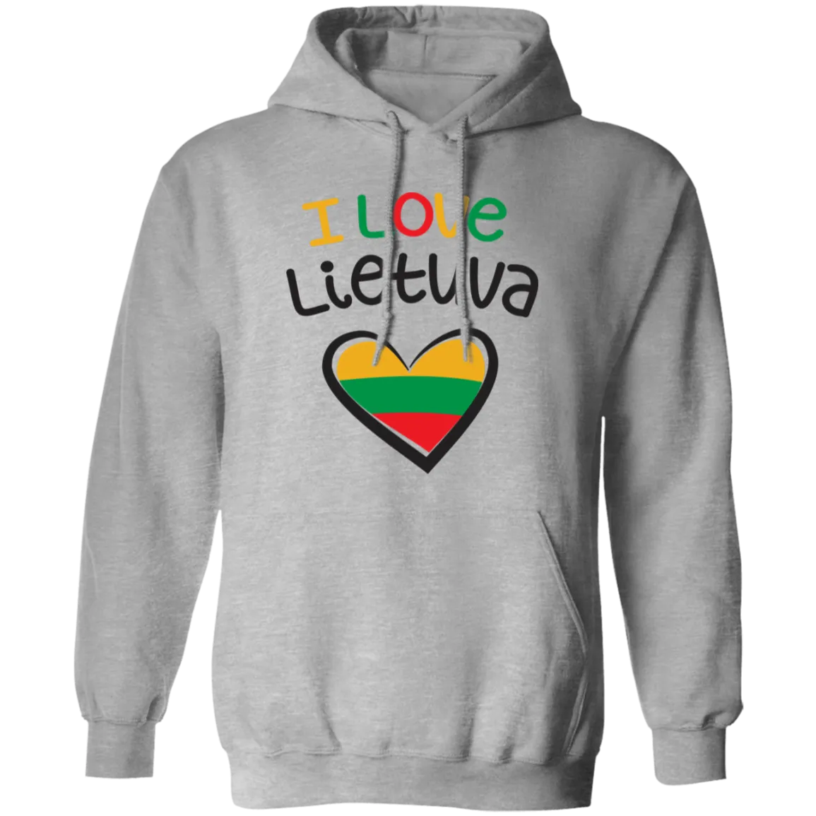 I Love Lietuva - Men/Women Unisex Comfort Pullover Hoodie