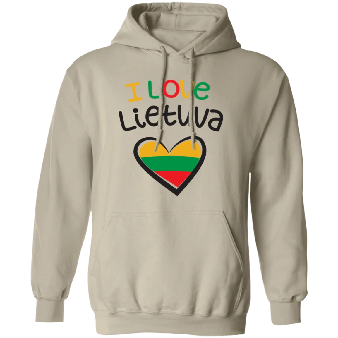 I Love Lietuva - Men/Women Unisex Comfort Pullover Hoodie