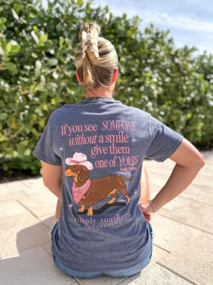 'If You See Someone Without A Smile' Short Sleeve Tee by Simply Southern