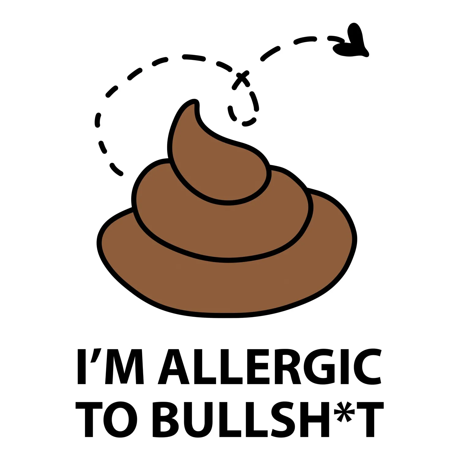 I'm Allergic Men's Short Sleeve Graphic Tee