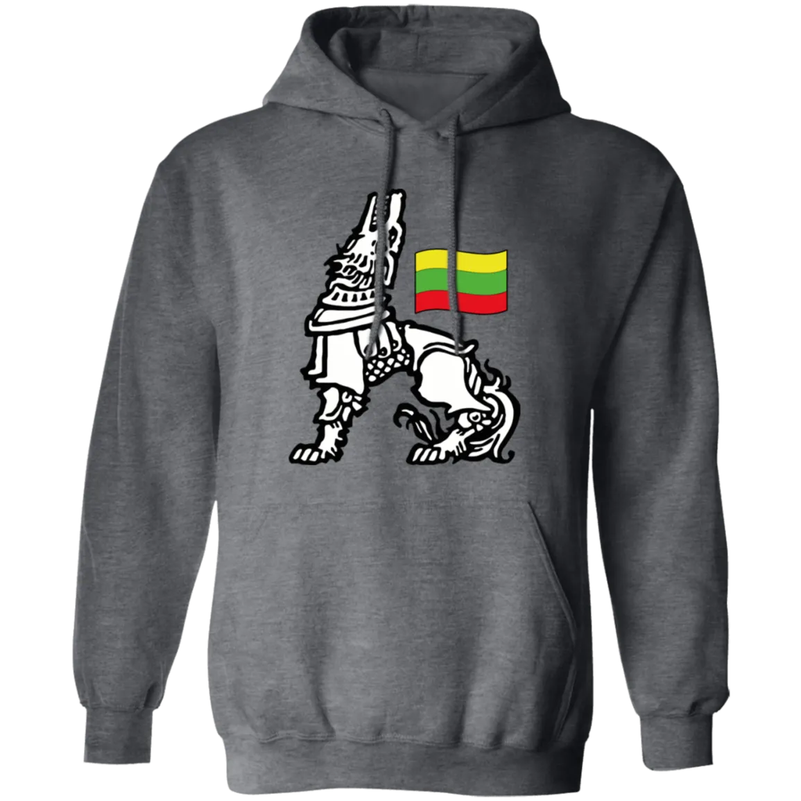 Iron Wolf Lietuva - Men/Women Unisex Comfort Pullover Hoodie