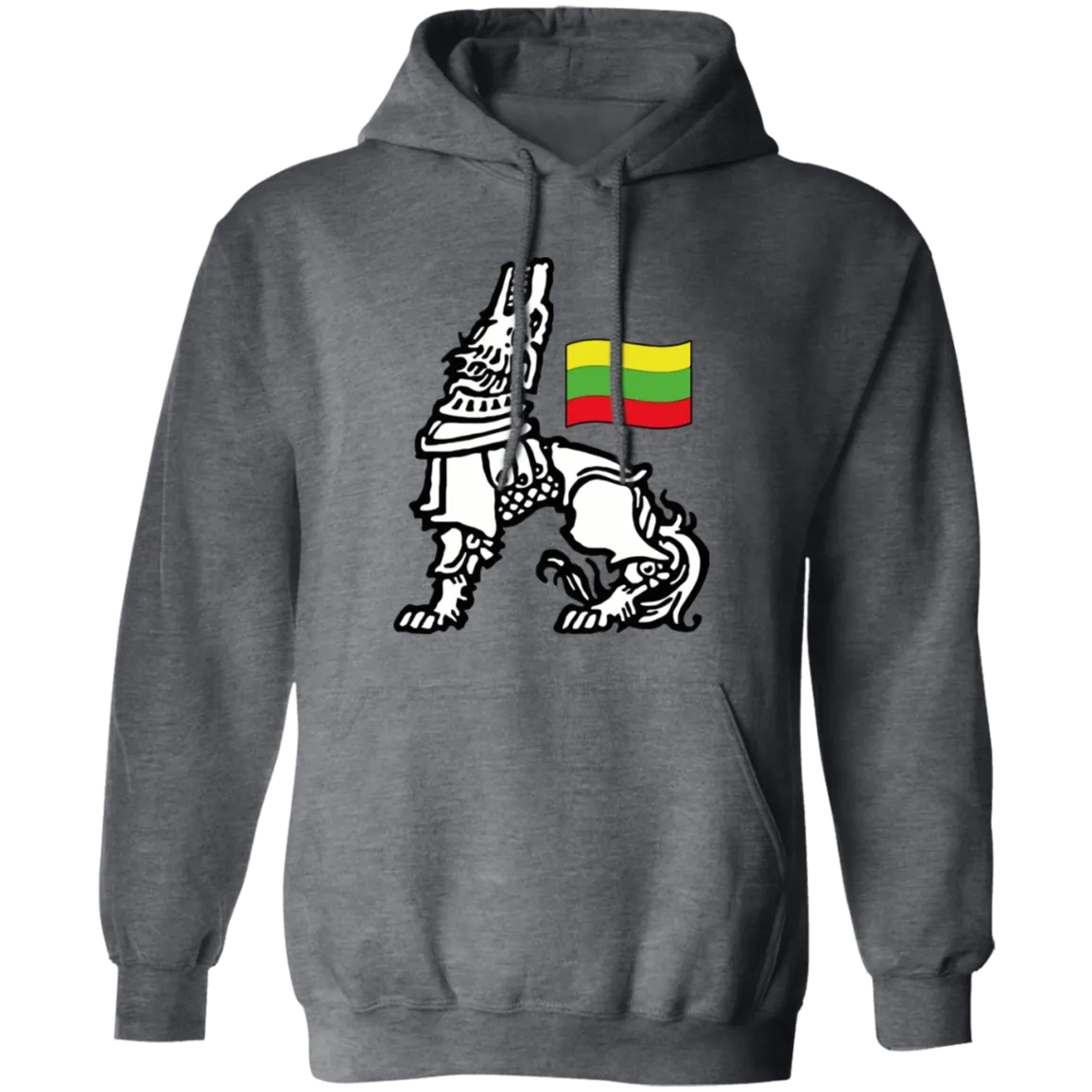 Iron Wolf Lietuva - Men/Women Unisex Comfort Pullover Hoodie