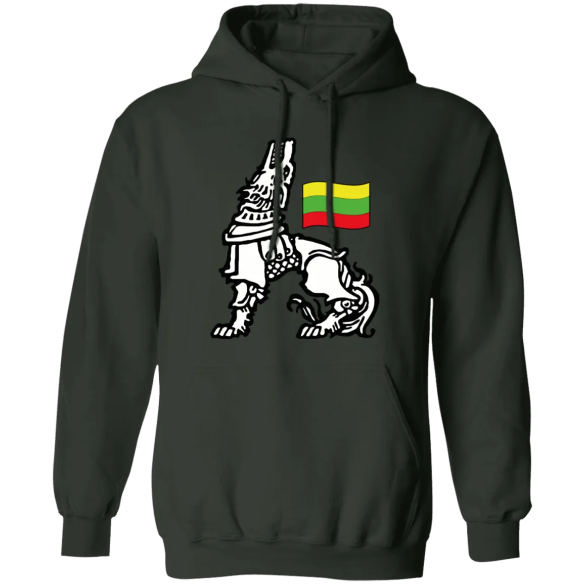 Iron Wolf Lietuva - Men/Women Unisex Comfort Pullover Hoodie